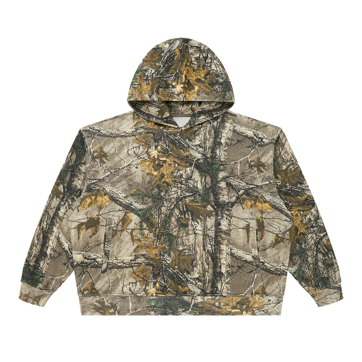 LAZER__GUN x 1thworld WAFFLE REALTREE HOODIE