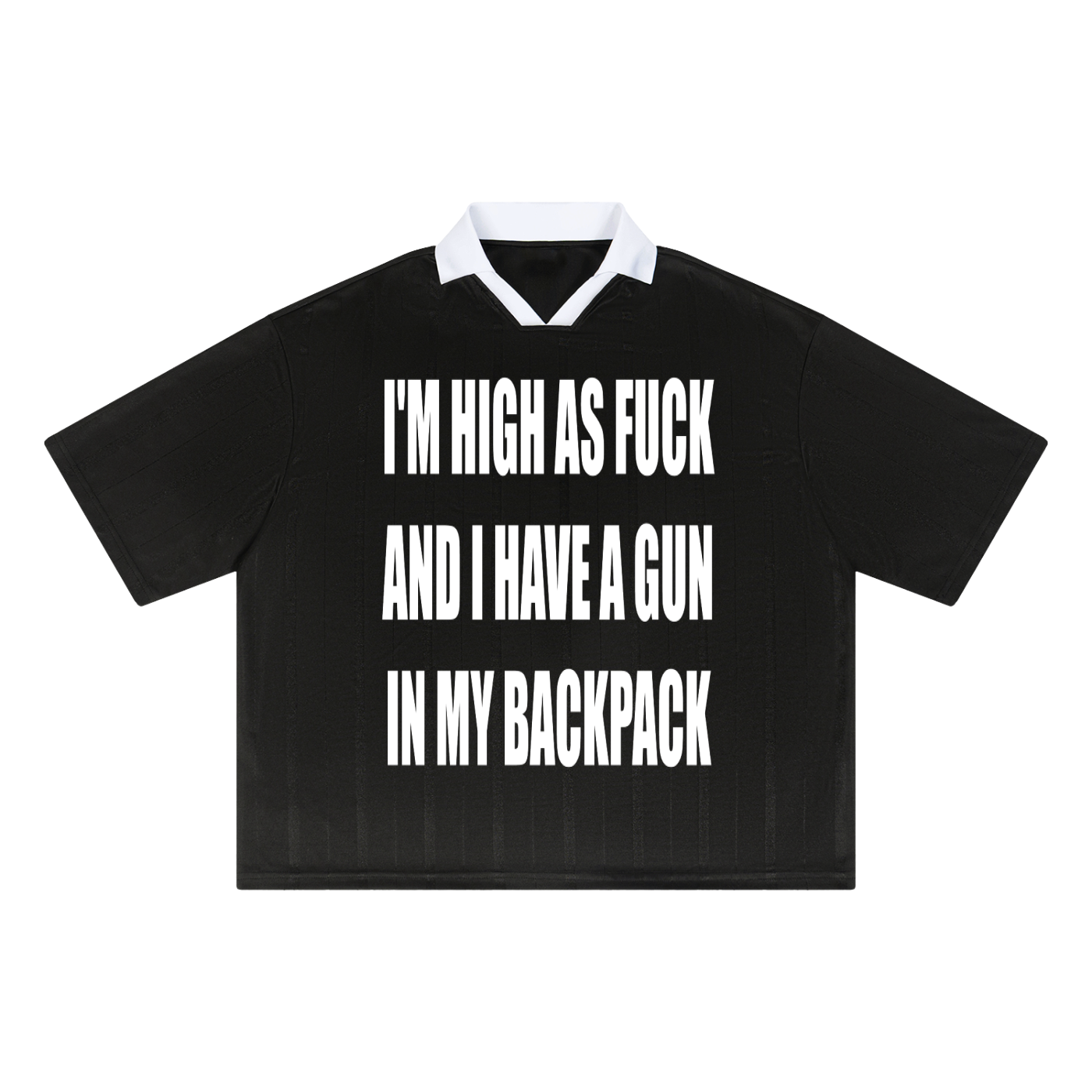 IM HIGH AS FUCK AND I HAVE A GUN IN MY BACKPACK